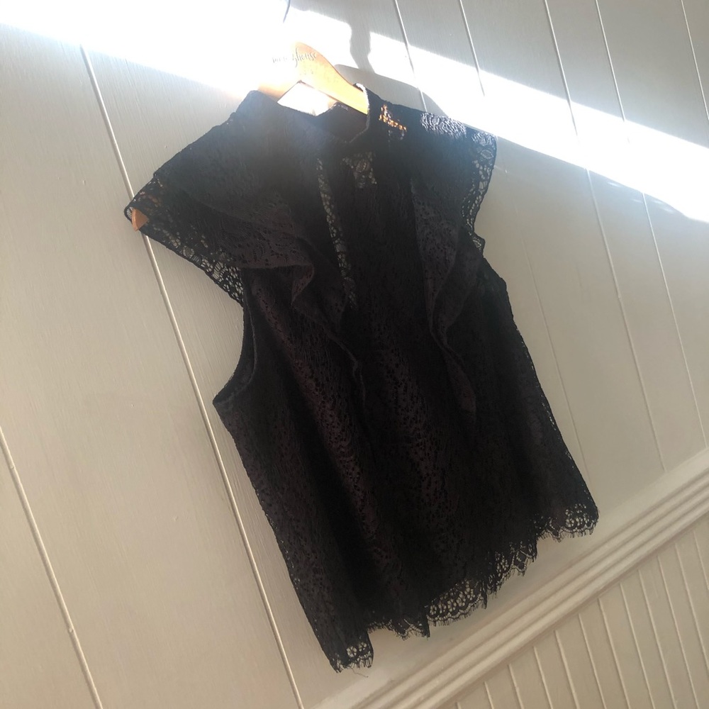 H&M Ruffles Lace Top - Picture 5 of 8